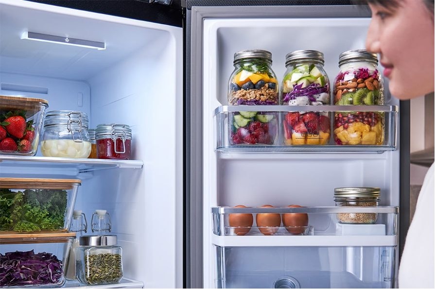 The satisfaction of a sparkling-clean fridge