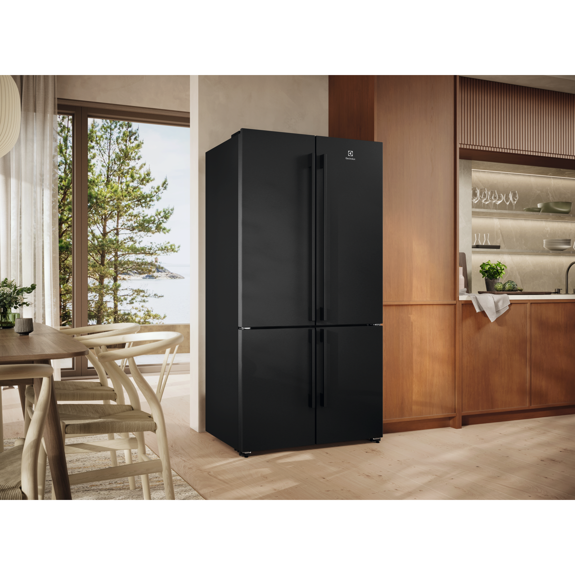 Electrolux EQE5707C-B 562L AI 4-Door French Door Refrigerator  - View 2
