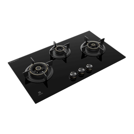 Electrolux EHG7330BC 78cm UltimateTaste 300 3-burner built-in gas hob - View 3