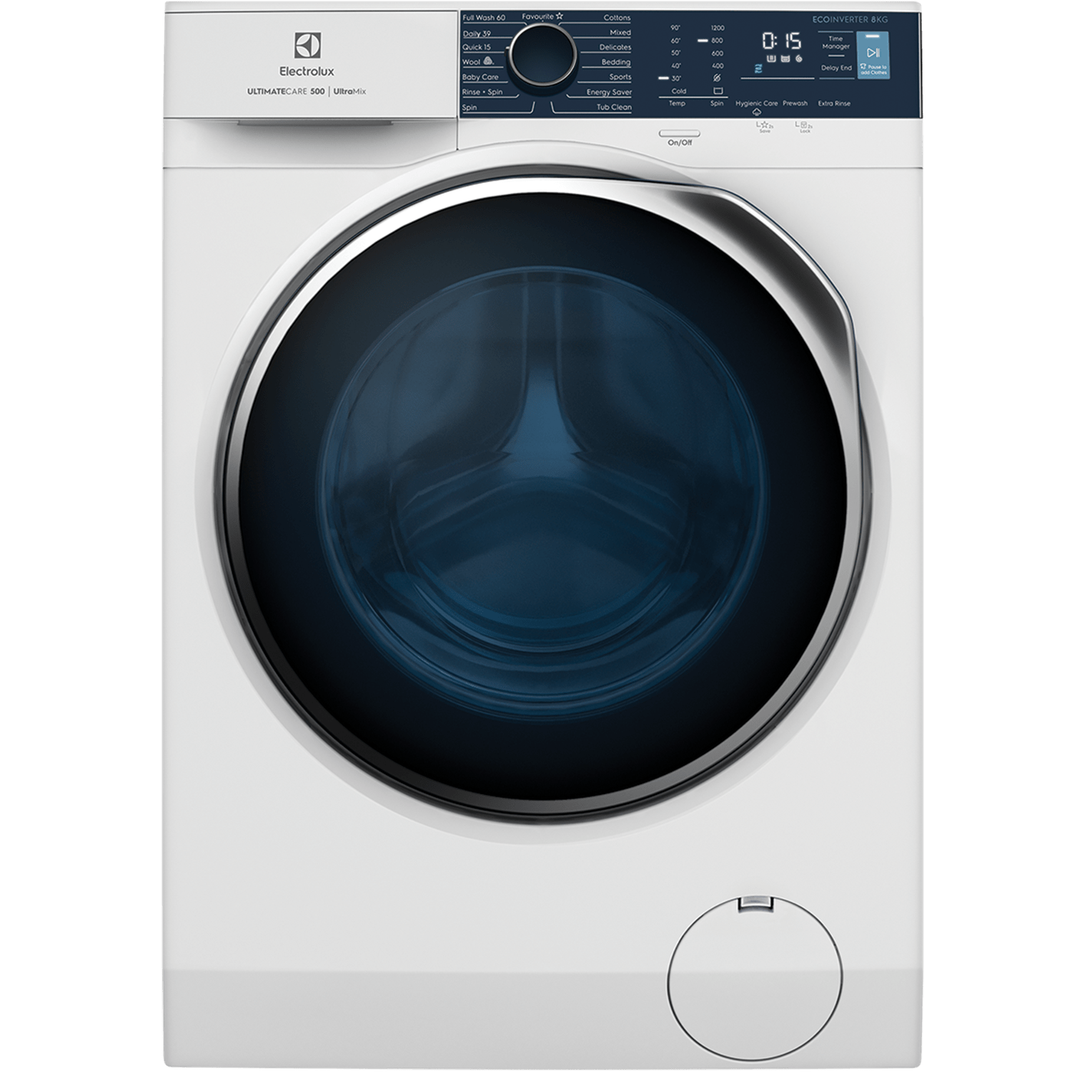 8kg UltimateCare 500 front load washing machine EWF8024R5WB Electrolux India