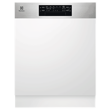 60cm UltimateCare 700 semi-integrated dishwasher with 14 place settings