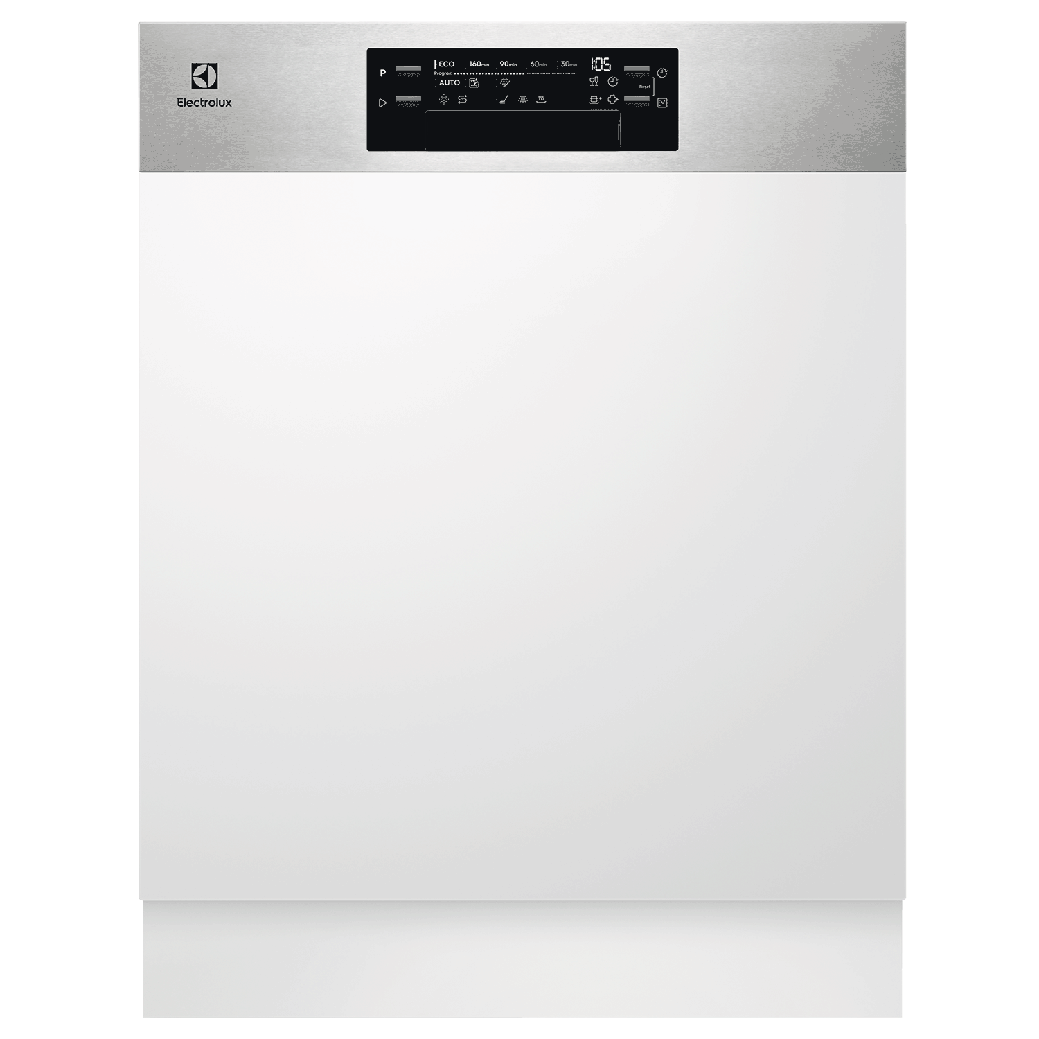 60cm UltimateCare 700 semiintegrated dishwasher with 14 place settings