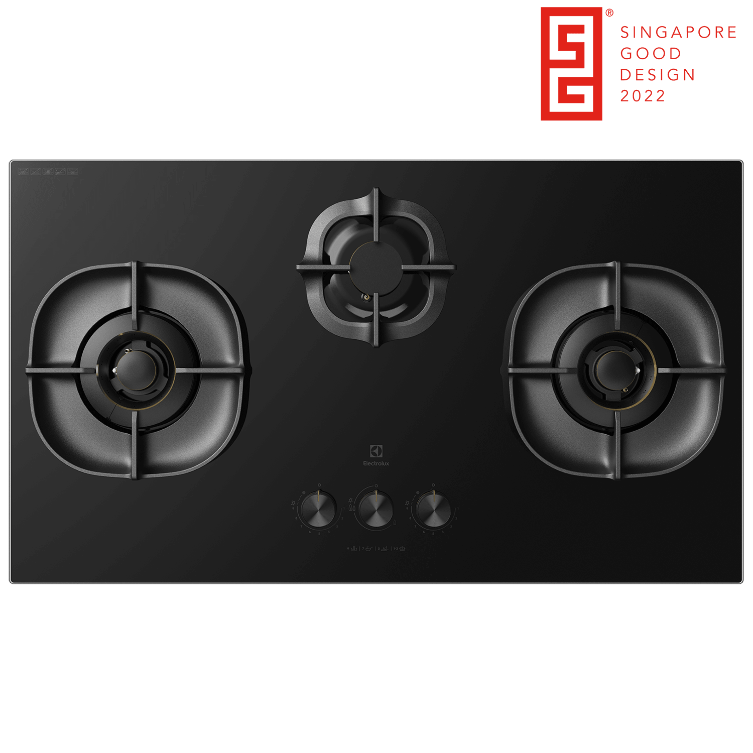 90cm UltimateTaste 700 3burner builtin gas hob EHG9351BC