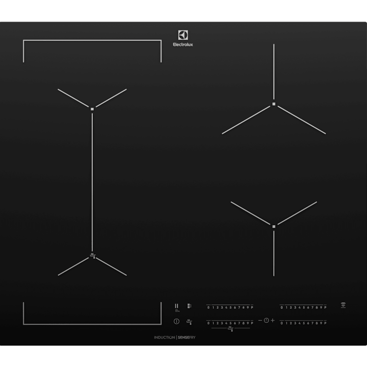 Electrolux Electrolux EHI645BE 60cm UltimateTaste 700 4-burner induction hob - EHI645BE - Induction Hob