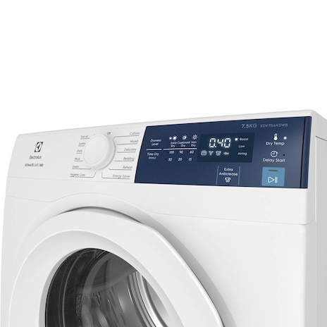 Electrolux EDV754H3WB 7.5kg UltimateCare 300 venting dryer - View 5