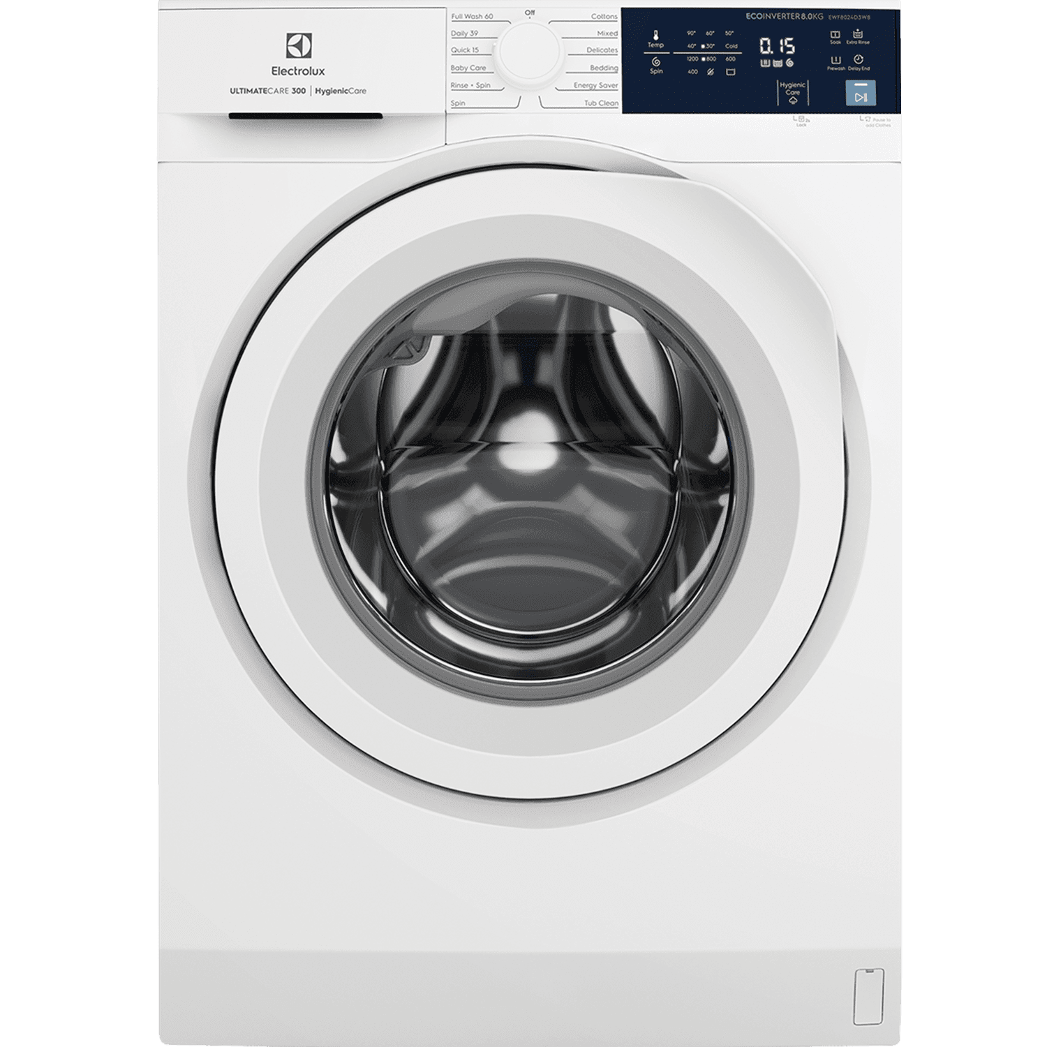 8kg UltimateCare 300 front load washing machine EWF8024D3WB