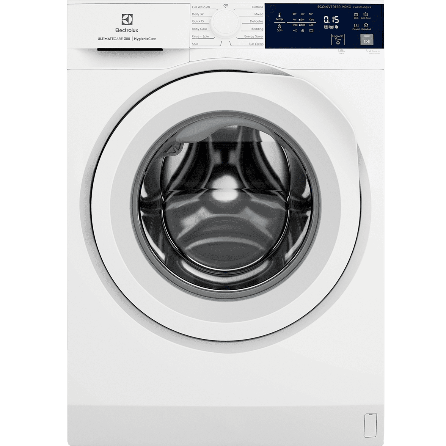 9kg UltimateCare 300 front load washing machine EWF9024D3WB