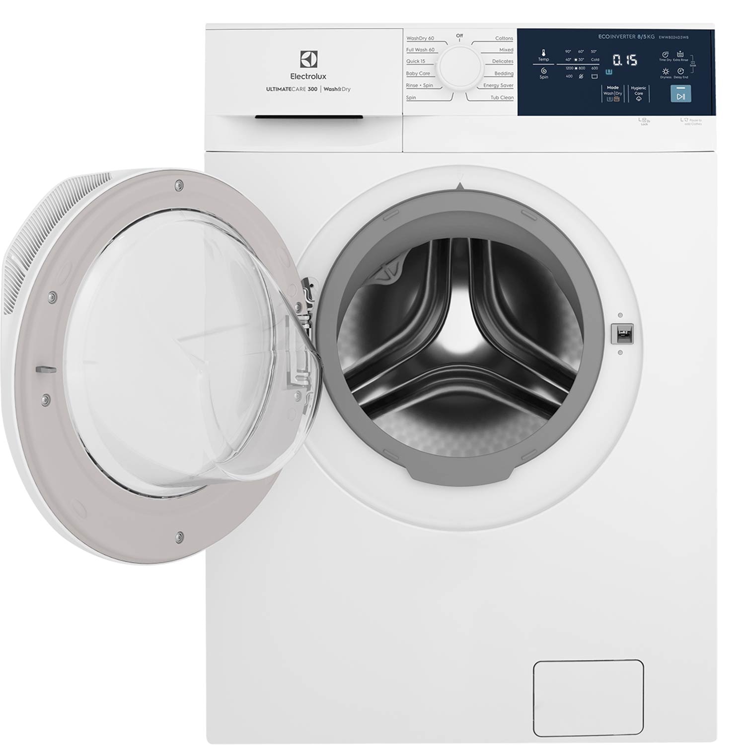 Electrolux EWW8024D3WB 8/5kg UltimateCare 300 washer dryer - View 3